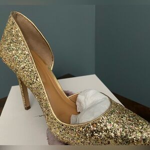 6.5 gold party heel